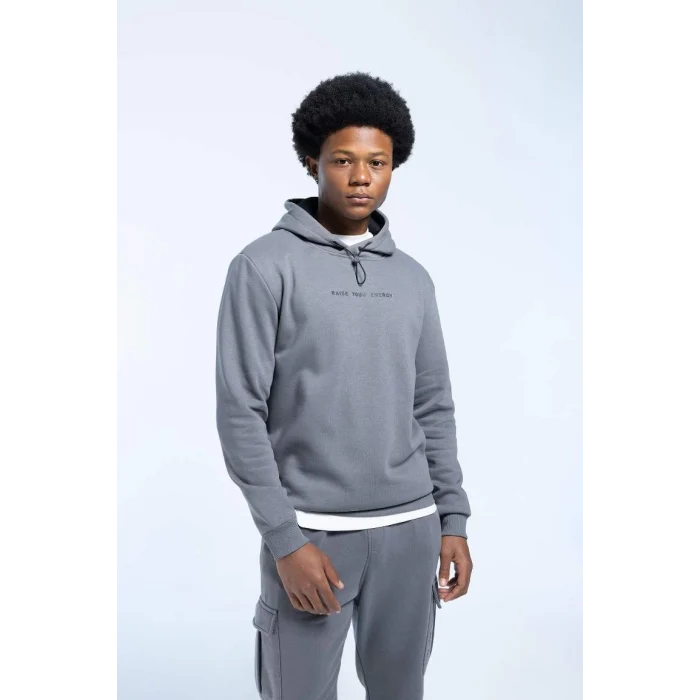 Z5501 DeFactoFit Kapüşonlu Sweatshirt