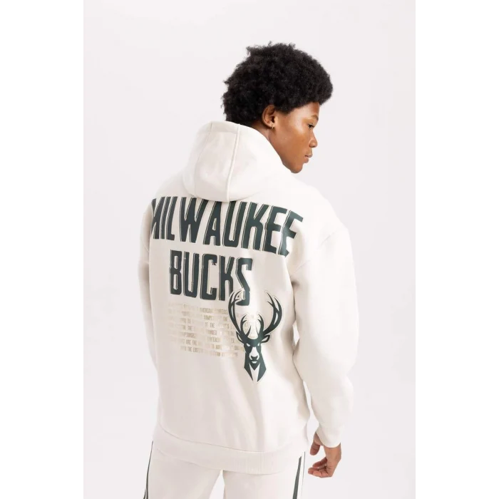 Z6053 Milwaukee Bucks Oversize Fit Sweat Shirt