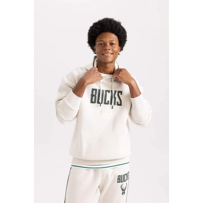 Z6053 Milwaukee Bucks Oversize Fit Sweat Shirt