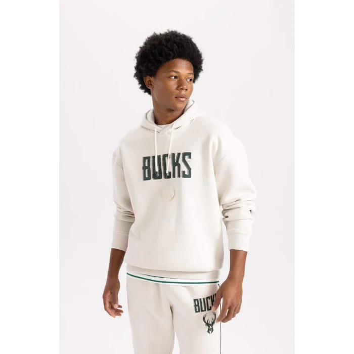 Z6053 Milwaukee Bucks Oversize Fit Sweat Shirt