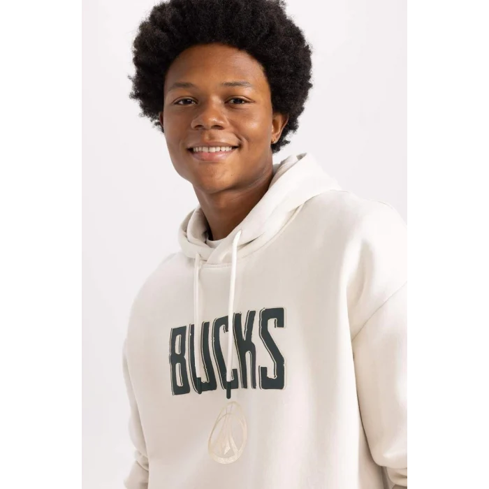 Z6053 Milwaukee Bucks Oversize Fit Sweat Shirt