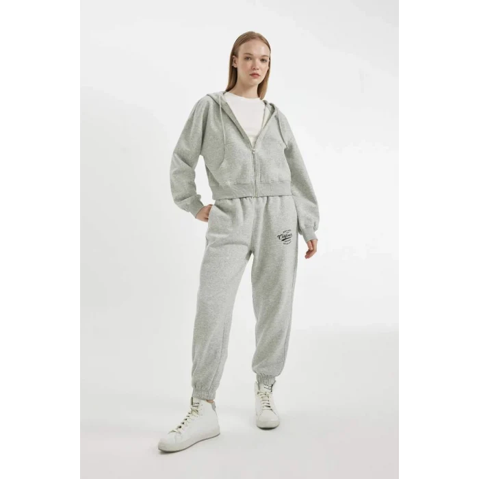 Z7069 Coool Kapüşonlu Fermuarlı Sweatshirt