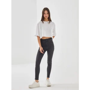 LCW Jeans GRİ Jüpiter Süper Skinny Fit Kadın Jean Pantolon