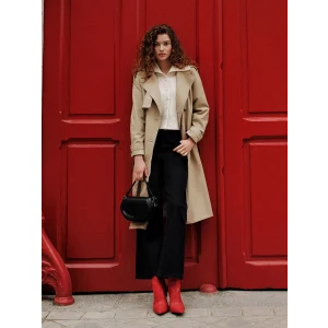 LCW Vision SİYAH Beli Kemerli Baggy Fit Kadın Jean Pantolon