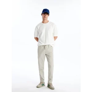 LCW Casual BEJ Slim Fit Armürlü Erkek Pantolon