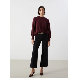 LCW Jeans SİYAH Wideleg Kadın Jean Pantolon