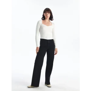 LCW Jeans SİYAH Wideleg Kadın Jean Pantolon