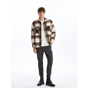 LCW Casual ANTRASİT Standart Kalıp Gabardin Erkek Kargo Pantolon