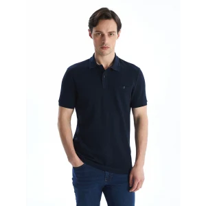 LCWAIKIKI Classic LACİVERT Polo Yaka Kısa Kollu Erkek Tişört