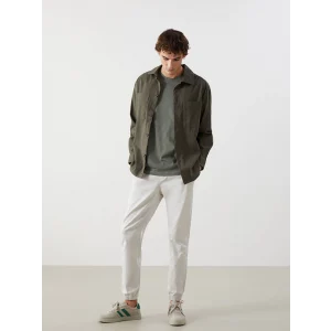 XSIDE GRİ Standart Kalıp Gabardin Erkek Jogger Pantolon