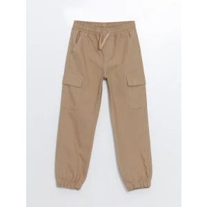 LCW Kids BEJ Beli Lastikli Erkek Çocuk Jogger Pantolon