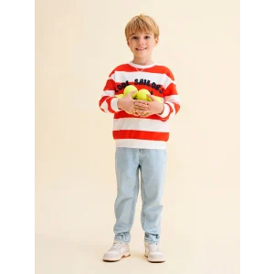 LCW Kids İNDİGO Beli Lastikli Erkek Bebek Jean Pantolon