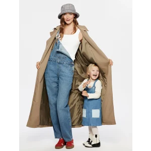 LCW Kids İNDİGO Cepli Kız Çocuk Jean Elbise