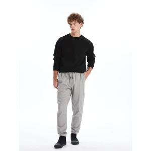 XSIDE GRİ Standart Kalıp Gabardin Erkek Jogger Pantolon