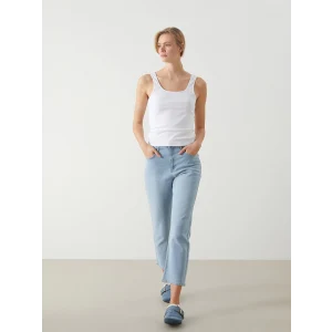 LCW Jeans İNDİGO Straight Fit Kadın Jean Pantolon