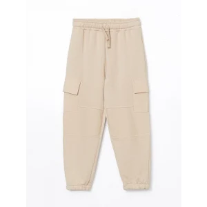 LCW Kids BEJ Beli Lastikli Erkek Çocuk Jogger Eşofman Altı