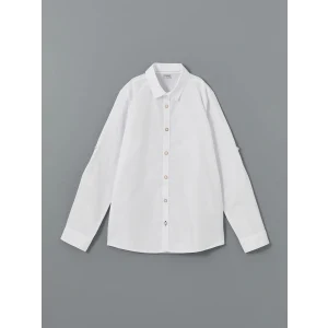 LCW Kids BEYAZ Erkek Çocuk Oxford Gömlek