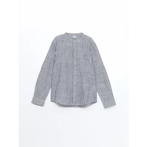 LCW Kids MAVİ Hakim Yaka Erkek Çocuk Gömlek