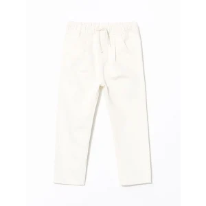LCW Kids BEJ Beli Lastikli Gabardin Erkek Çocuk Pantolon