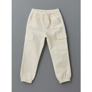 LCW Kids BEJ Beli Lastikli Erkek Çocuk Jogger Pantolon