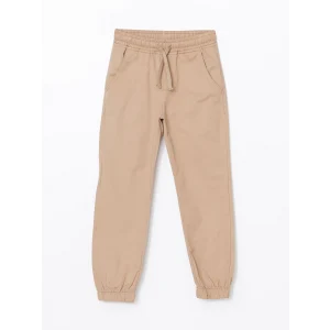 LCW Kids BEJ Beli Lastikli Erkek Çocuk Jogger Pantolon