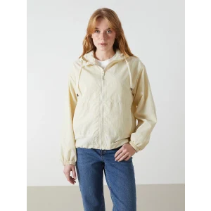 LCW Vision BEJ Kapüşonlu Kadın Yağmurluk