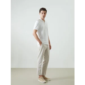 LCWAIKIKI Basic BEJ Dar Kalıp Erkek Chino Pantolon