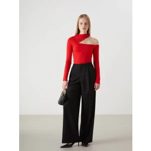 LCW Vision SİYAH Loose Fit Kadın Pantolon