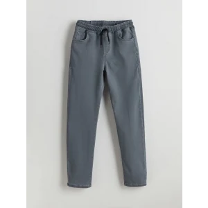 LCW Kids GRİ Beli Lastikli Erkek Çocuk Jean Pantolon