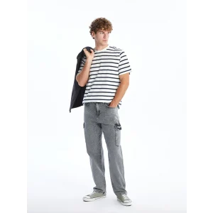 XSIDE GRİ Baggy Fit Erkek Jean Pantolon