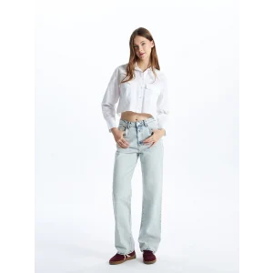 XSIDE MAVİ Straight Fit Kadın Jean Pantolon