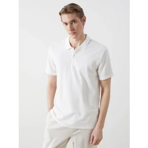 LCW Vision EKRU Polo Yaka Kısa Kollu Erkek Tişört