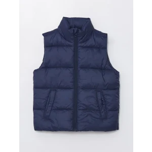 LCW Kids LACİVERT Dik Yaka Erkek Çocuk Yelek