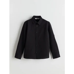 LCW Kids SİYAH Erkek Çocuk Oxford Gömlek