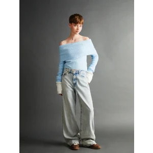 XSIDE MAVİ Wideleg Kadın Jean Pantolon