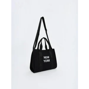 LCW ACCESSORIES SİYAH Baskılı Kız Çocuk Omuz Çantası