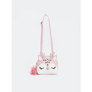 LCW ACCESSORIES PEMBE 3 Boyutlu Kız Çocuk Omuz Çantası