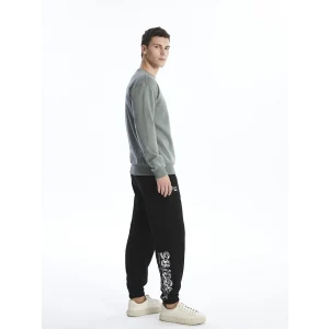 LCW Casual SİYAH Rahat Kalıp Erkek Kalın Jogger Eşofman Altı