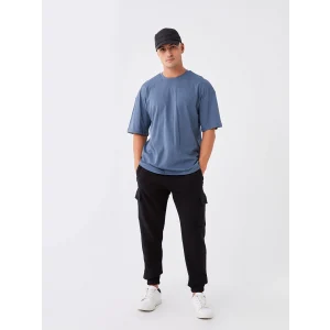 LCW Casual SİYAH Slim Fit Erkek Kalın Jogger Eşofman Altı
