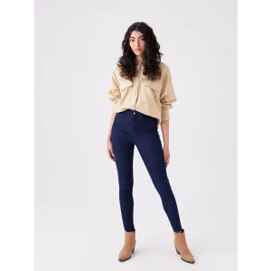 LCW Jeans İNDİGO Yüksek Bel Jüpiter Süper Skinny Fit Kadın Jean Pantolon