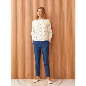 LCW Modest İNDİGO Kadın Slouchy Düz Jean Pantolon