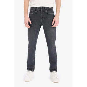 Defacto E7033 DENIM Slim Tapered Fit Dar Kalıp Normal Bel Daralan Paça Jean Pantolon