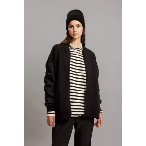 Defacto C0276 Ekru Regular Fit Bisiklet Yaka Çizgili Uzun Kollu Tişört Tunik