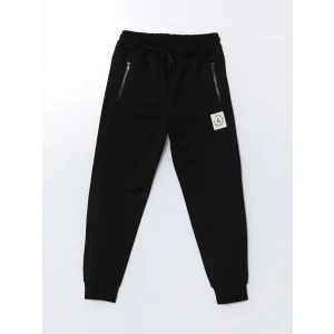 LCW Kids SİYAH Beli Lastikli Erkek Çocuk Jogger Eşofman Altı