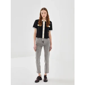 LCW Jeans GRİ Mom Fit Kadın Jean Pantolon