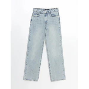 XSIDE MAVİ Straight Fit Kadın Jean Pantolon