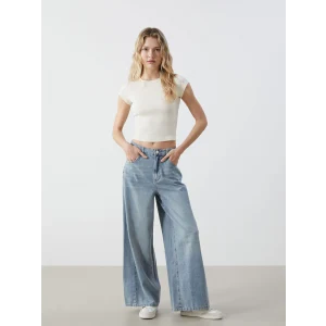 XSIDE MAVİ Wideleg Kadın Jean Pantolon