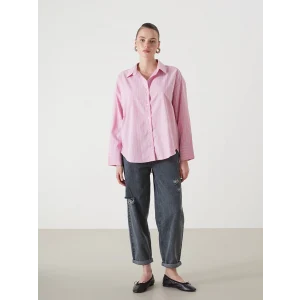 LCW Jeans SİYAH Boyfriend Yırtık Detaylı Kadın Jean Pantolon