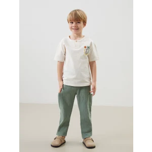 LCW baby YEŞİL Basic Erkek Çocuk Kargo Pantolon