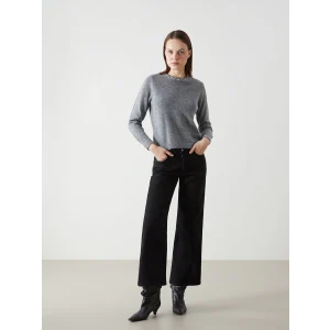 LCW Jeans SİYAH Wideleg Kadın Jean Pantolon